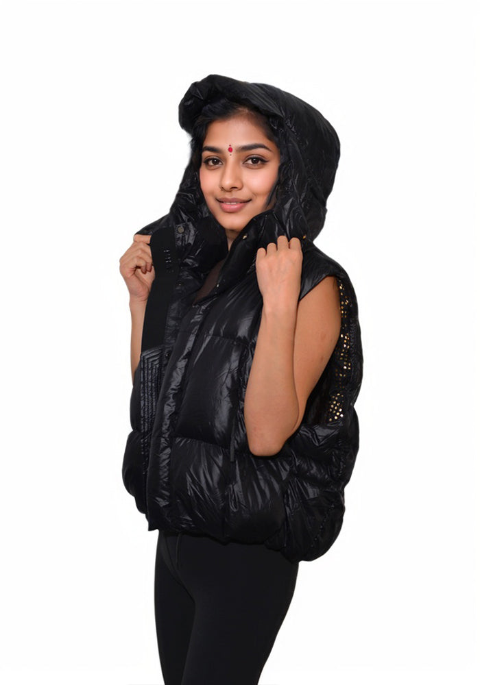 Short Down Jacket: Cozy Lightweight Quilted Puffer Coat