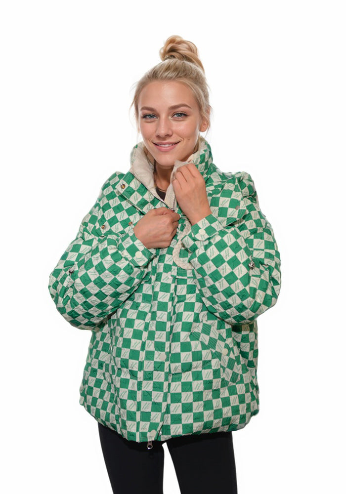 Short Down Jacket: Cozy Lightweight Quilted Puffer Coat