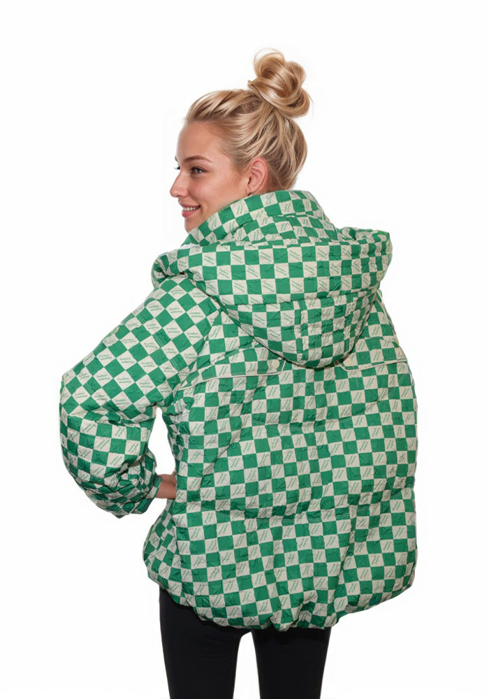Short Down Jacket: Cozy Lightweight Quilted Puffer Coat