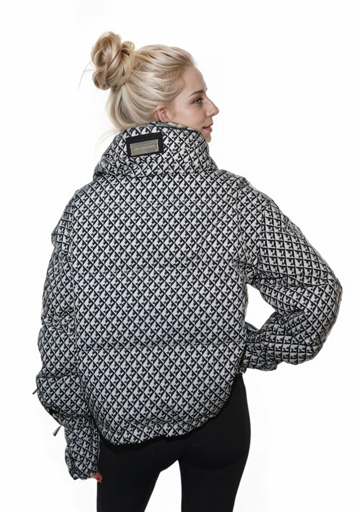 Short Down Jacket: Cozy Lightweight Quilted Puffer Coat