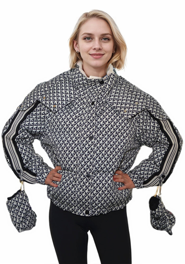 Short Down Jacket: Cozy Lightweight Quilted Puffer Coat