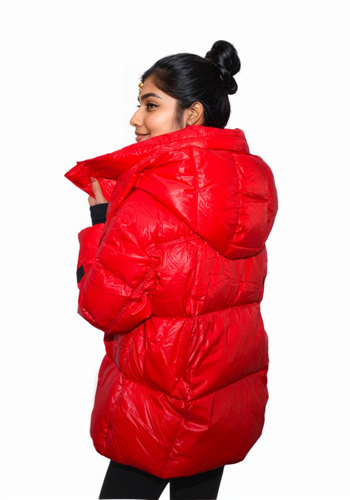 Short Down Jacket: Cozy Lightweight Quilted Puffer Coat