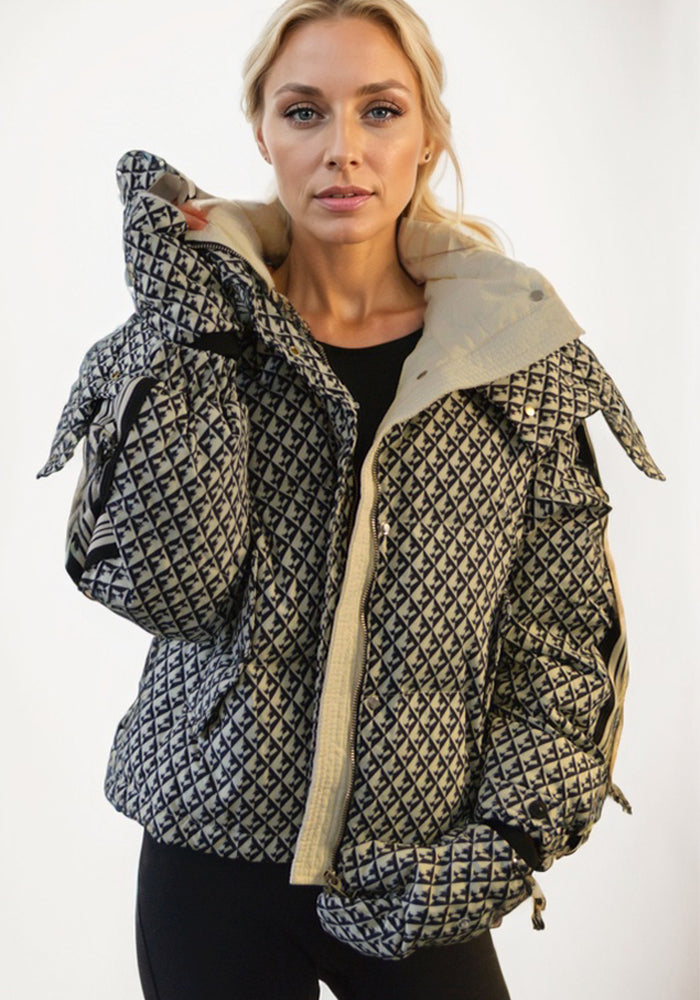 Short Down Jacket: Cozy Lightweight Quilted Puffer Coat